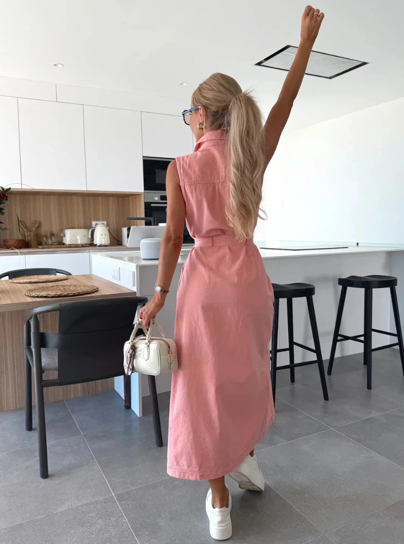 Isabelle | Maxi Denim Dress