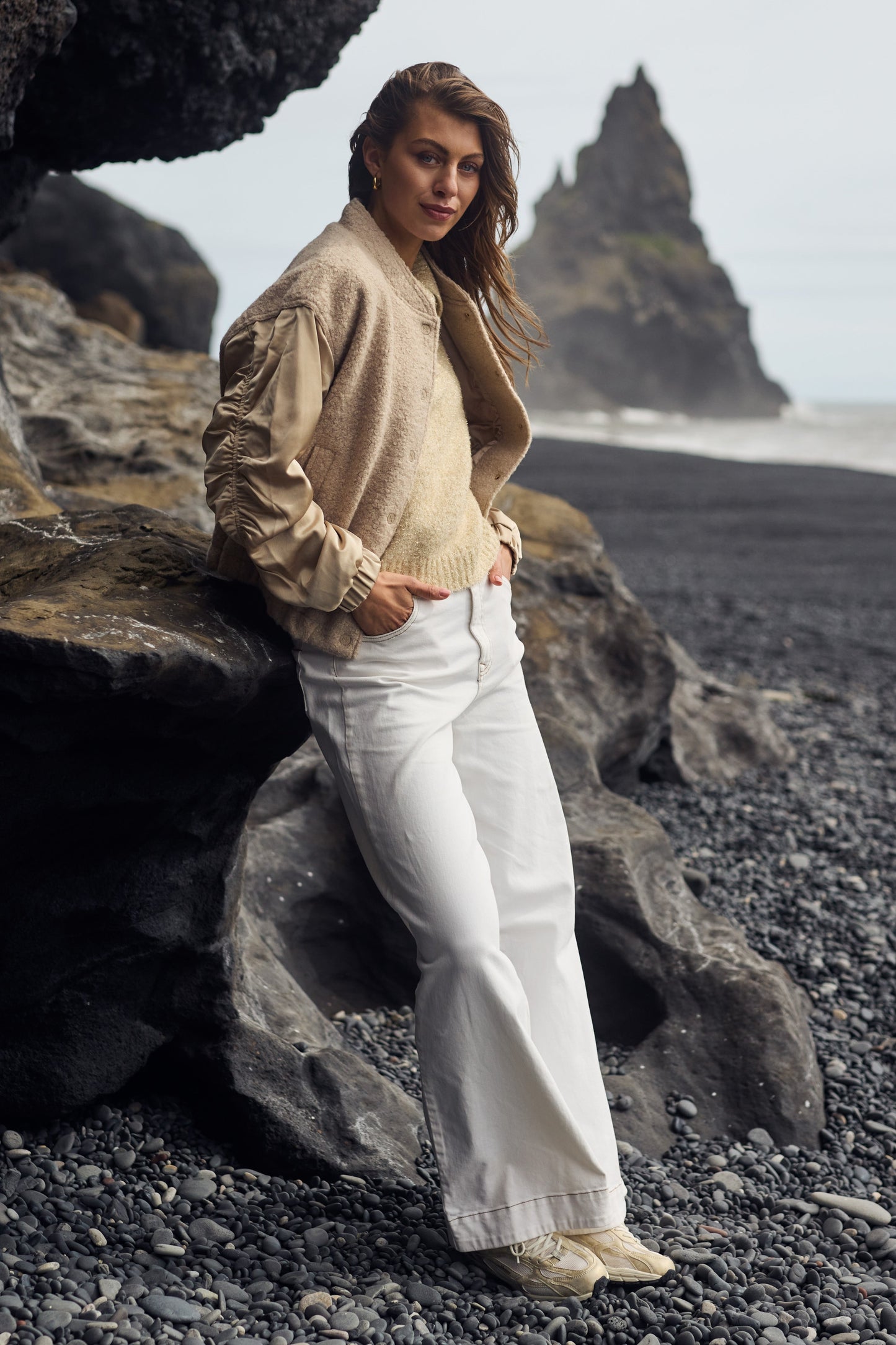Jacket Baltimore Satin Sand