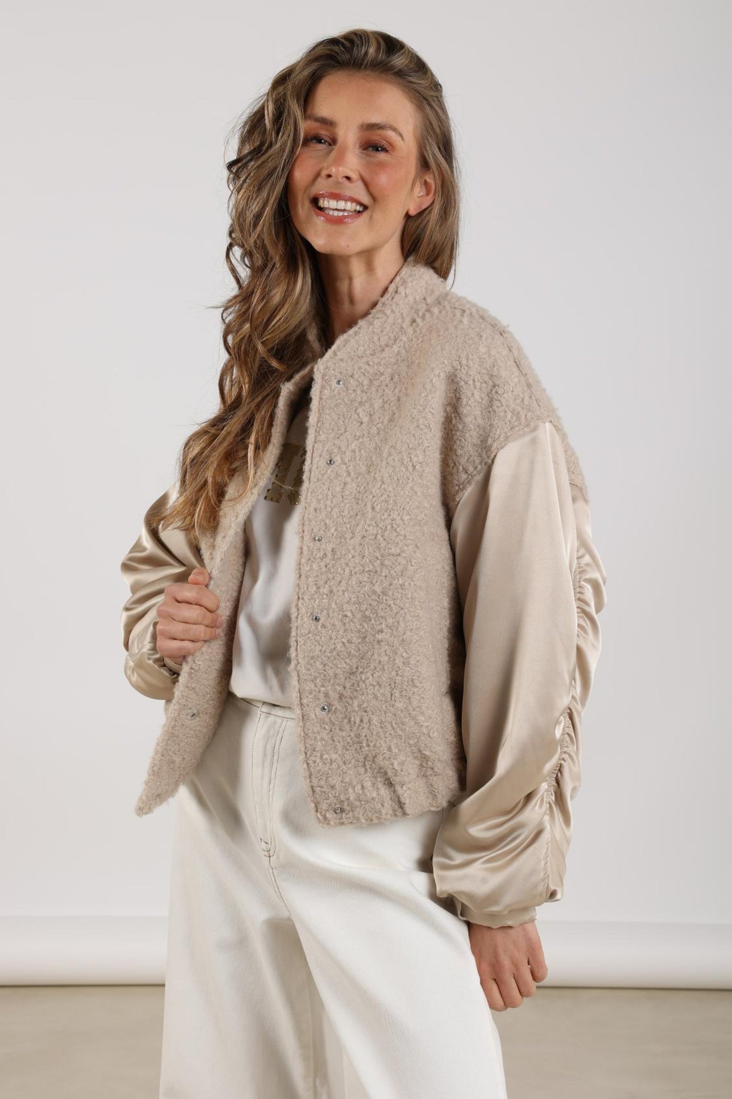 Jacket Baltimore Satin Sand