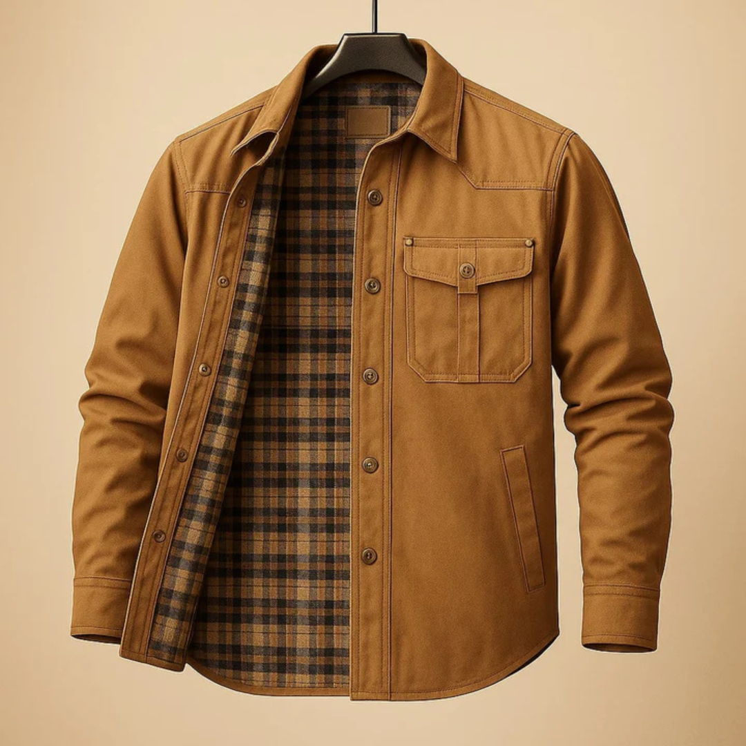 Dario Lined Workshirt Jacket
