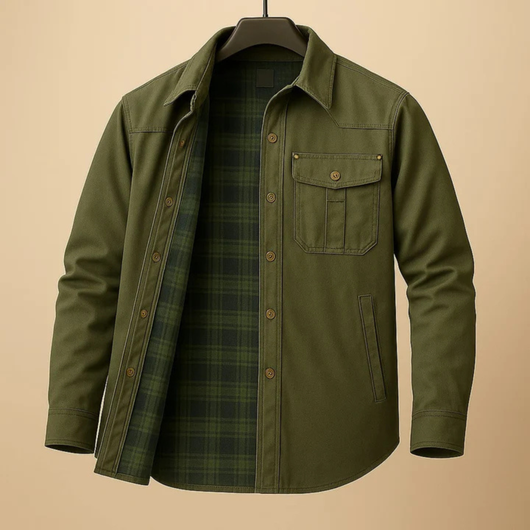 Dario Lined Workshirt Jacket