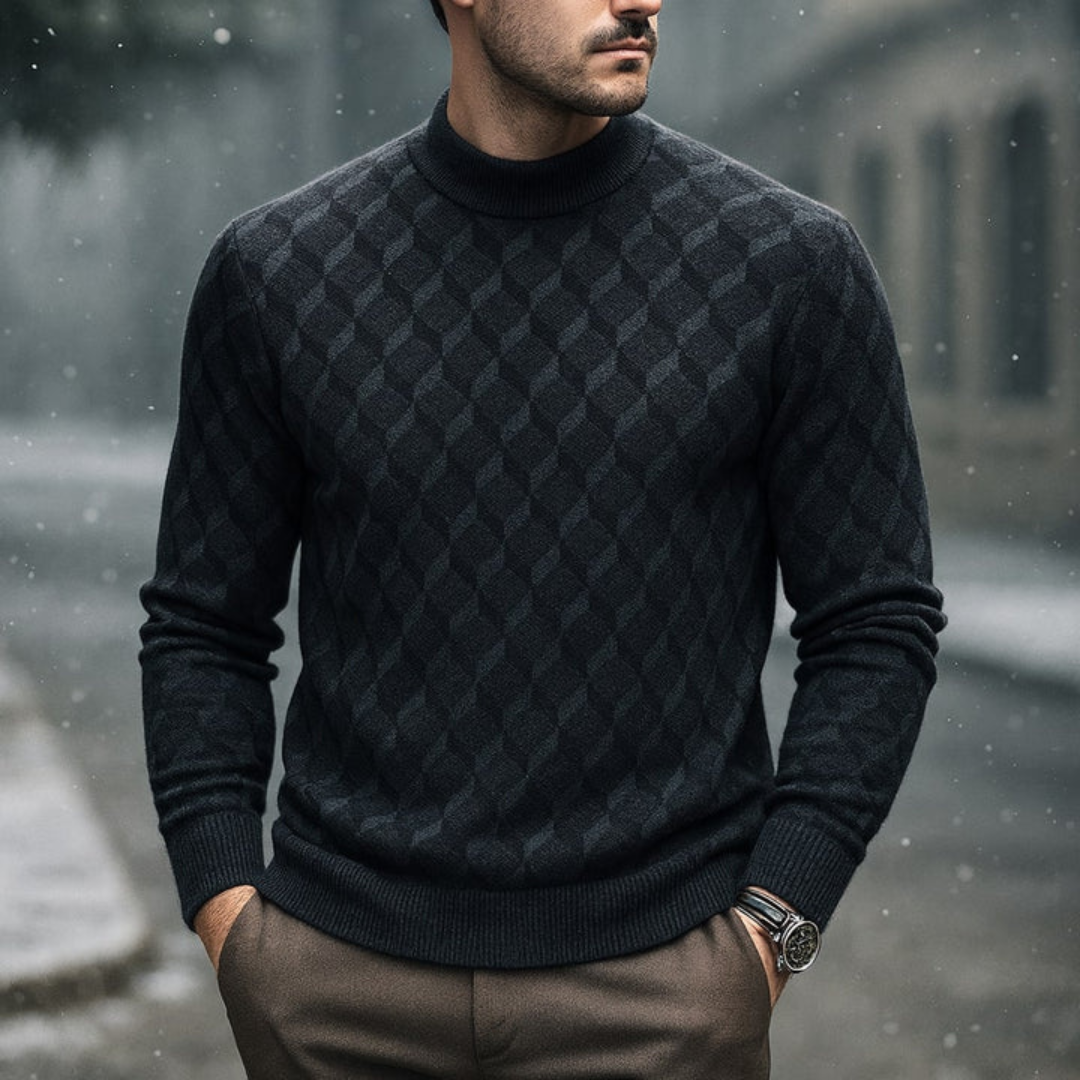Marcello Patterned Knit Sweater