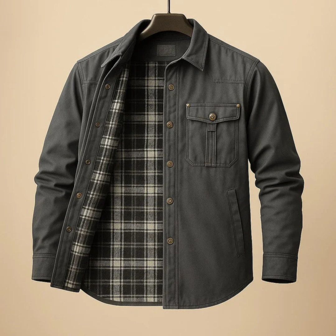 Dario Lined Workshirt Jacket