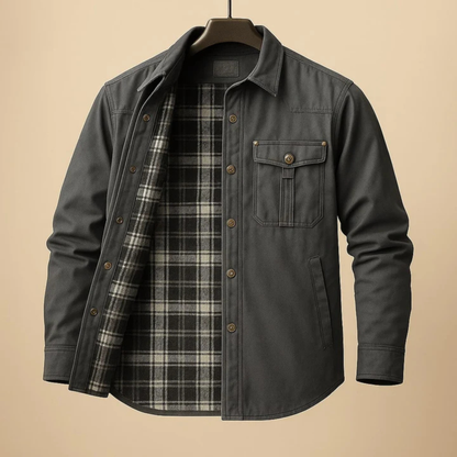 Dario Lined Workshirt Jacket