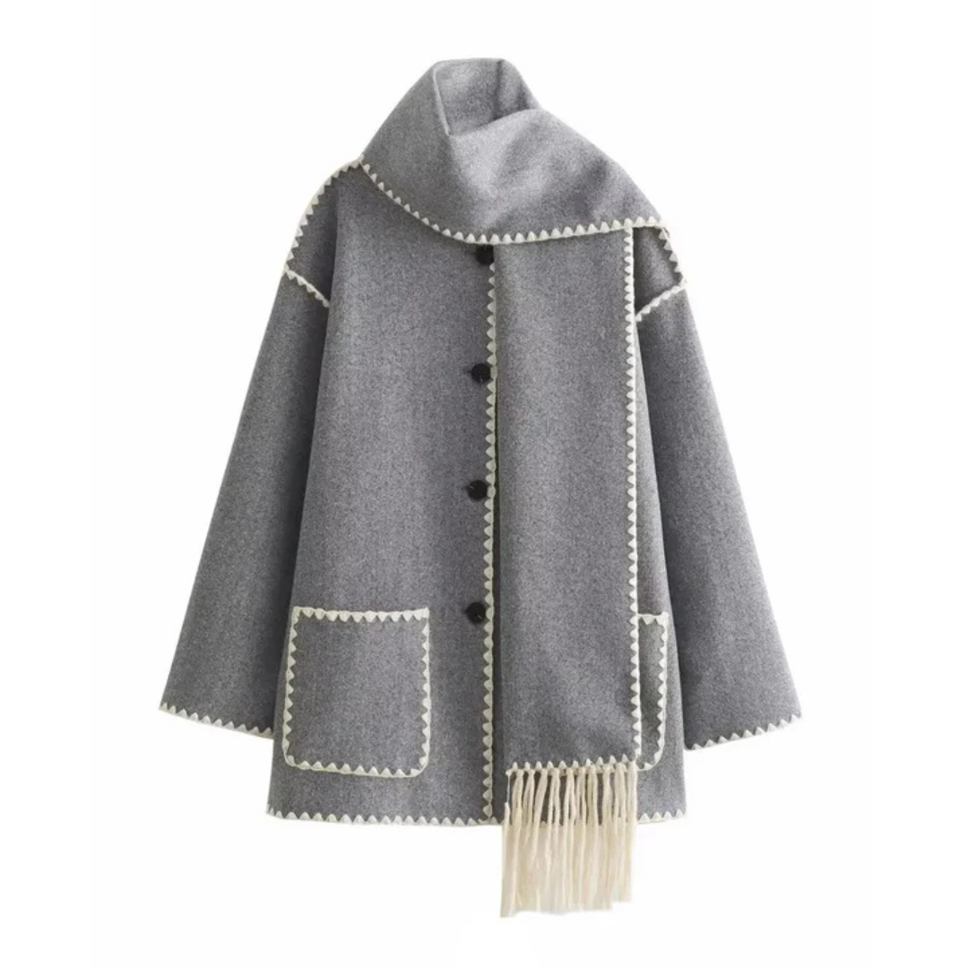 Evreux Wool Wrap Coat