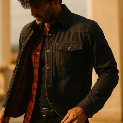 Dario Lined Workshirt Jacket