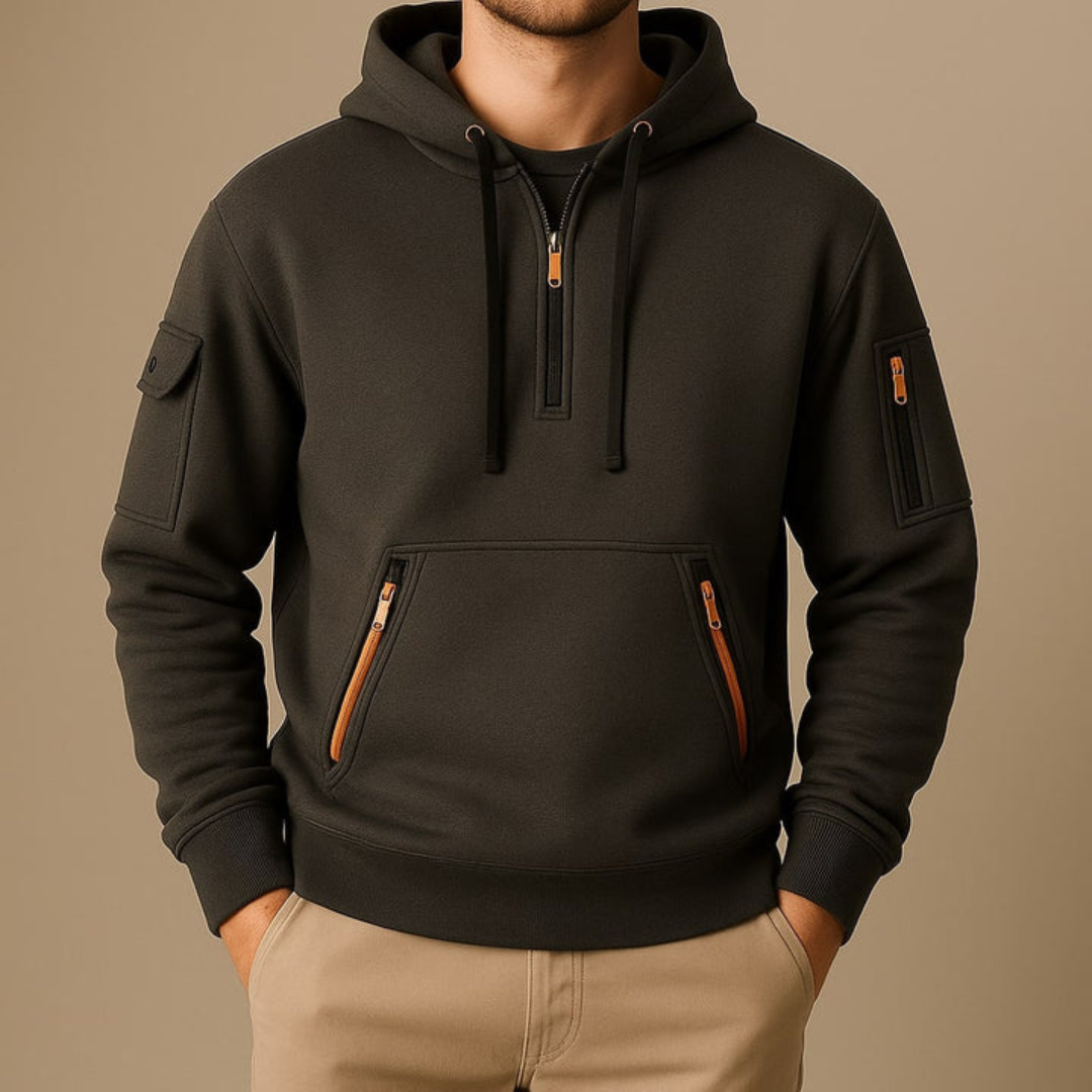 Bruno Fleece Half-Zip Hoodie