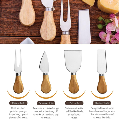 Bamboo Charcuterie Board Set