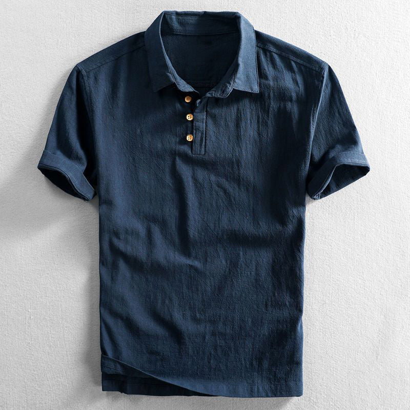 Amalfi Linen Polo