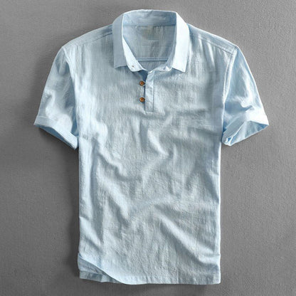 Amalfi Linen Polo