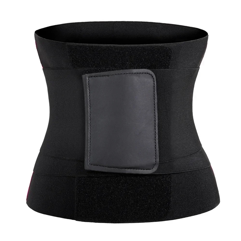 Belt Waist Cincher Ab Belt Tummy Control Body Shaper with Triple Wrap Corset Workout Sweat Band Sports Slimmer Gym Girdle Shaper
