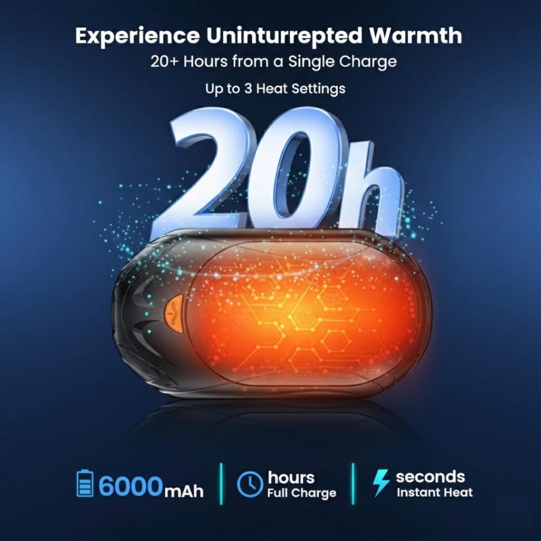 AI Hand Warmer 2-Pack™ Rechargeable Hand Warmer