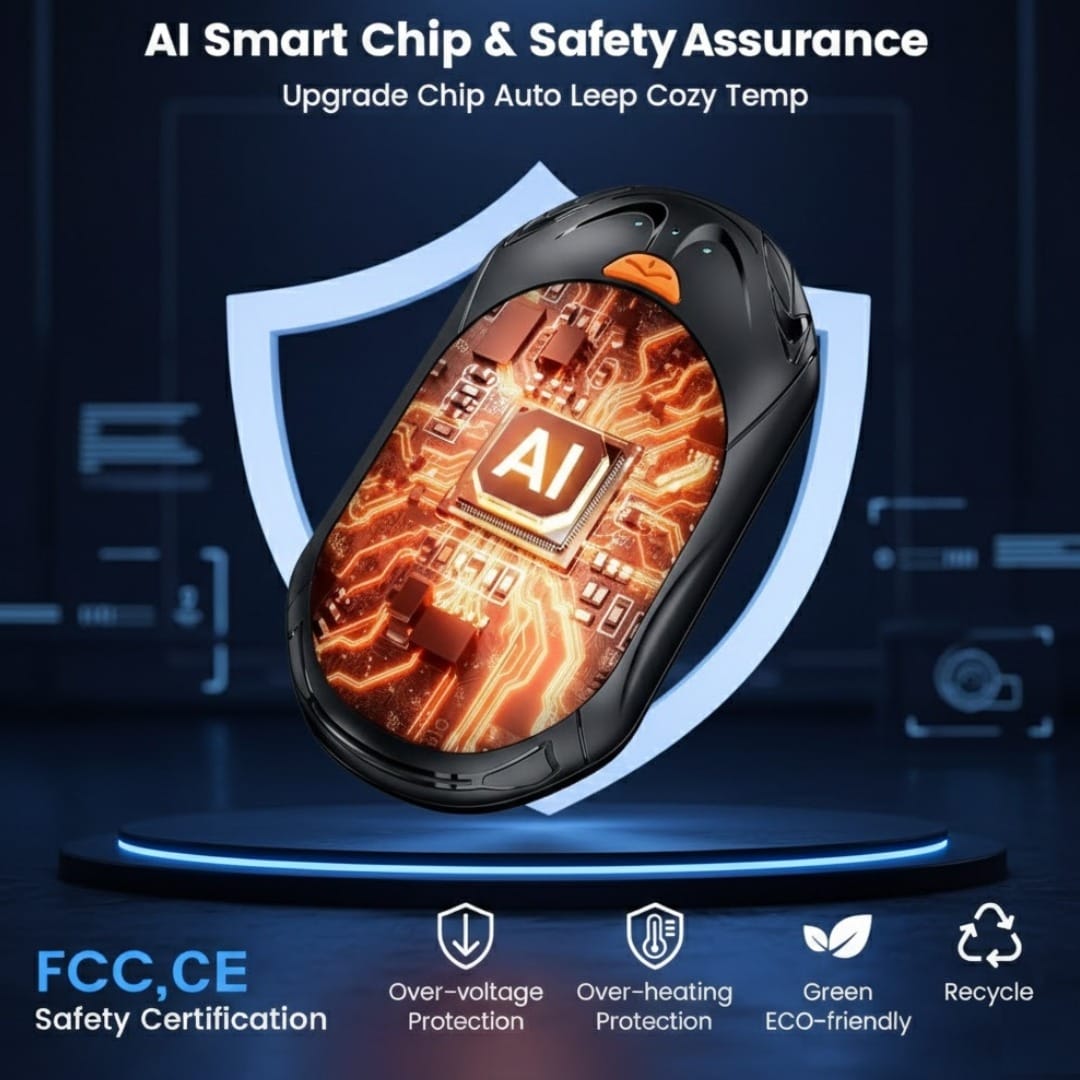 AI Hand Warmer 2-Pack™ Rechargeable Hand Warmer
