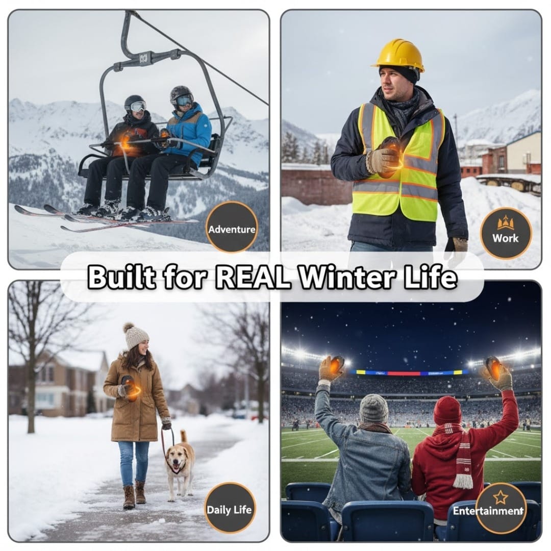 AI Hand Warmer 2-Pack™ Rechargeable Hand Warmer