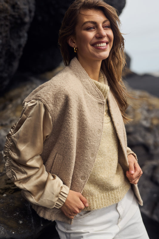 Jacket Baltimore Satin Sand